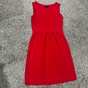 J. Crew Vibrant Red Midi Dress
